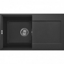 Elleci LGY29040 - Lavello easy 290, 78x43.5, 1VG, nero