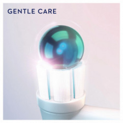 Oral-B iO Gentle Care 80346671 testina per spazzolino 4 pz Blu, Bianco