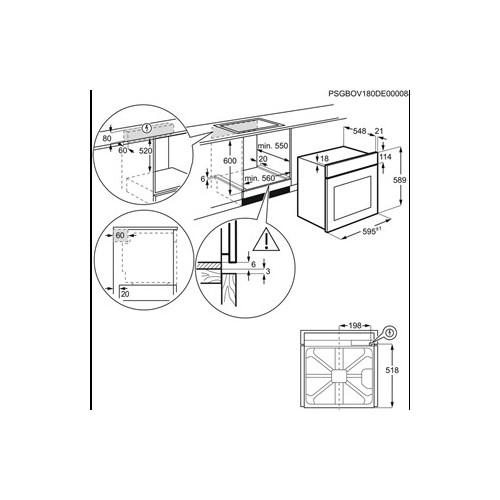 Electrolux FR53G - Forno da Incasso Rustico,...