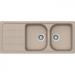 Schock Formhaus D-200 - Lavello Montato su Piano, Rettangolare, Cristalite, 116X50 cm