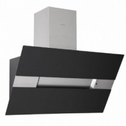 Silverline 3374 - Cappa Aspirante a Parete, Nero, Acciaio Inossidabile, 90 cm, 565 m³/h, Classe B, 3374.9.733.01