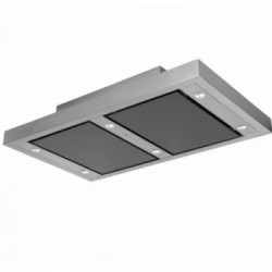 SilverLine 4224 - Cappa a Soffitto, Acciaio Inox, 120 cm, 679 m3, Classe D, 4224.2.733.01