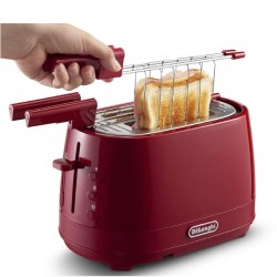 DeLonghi CTLAP2203.R tostapane 2 fetta/e Rosso 550 W