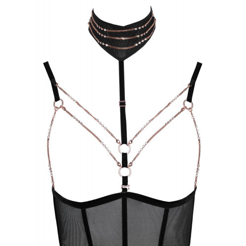 Abierta Fina Decoration - Body con Seno e...