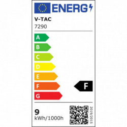 LED Bulb - 9W E27 A60 Thermoplastic 3Step Dimming 6400K (Blister 2 Pezzi)
