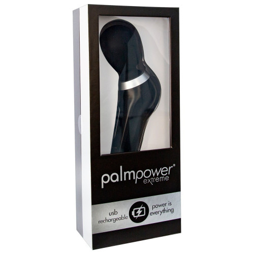 Palm Power Extreme Black Massage Wand -...