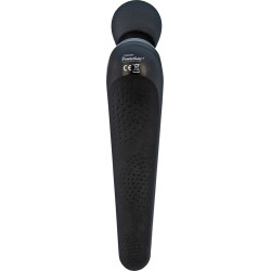 Palm Power Extreme Black Massage Wand - Massaggiatore Flessibile con Vibrazione, Ricaricabile