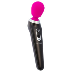 Palm Power Extreme Pink Massage Wand - Massaggiatore Flessibile con Vibrazione, Pink, Ricaricabile