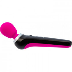 Palm Power Extreme Pink Massage Wand - Massaggiatore Flessibile con Vibrazione, Pink, Ricaricabile