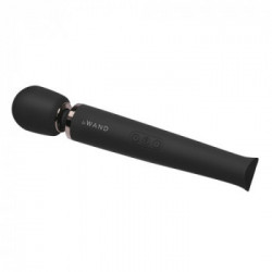 Le Wand Black Massage - Massaggiatore con Vibrazione, Nero, Ricaricabile