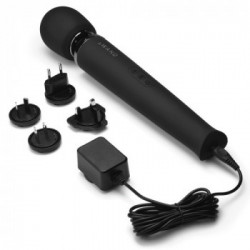 Le Wand Black Massage - Massaggiatore con Vibrazione, Nero, Ricaricabile