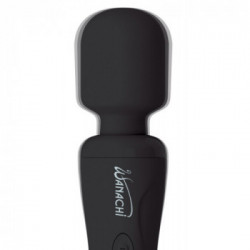 Wanachi Body Recharger Black - Massaggiatore con Vibrazione, Flessibile,10 MOD, Nero, Ricaricabile