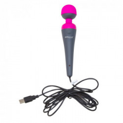Palm Power Plug & Play Massage Wand - Massaggiatore con Vibrazione