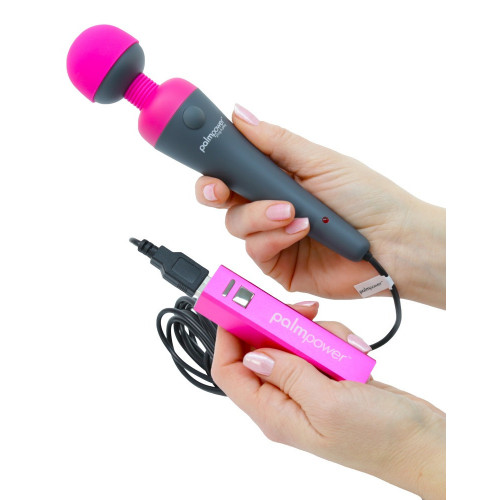 Palm Power Plug & Play Massage Wand -...