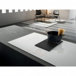 Elica NIKOLATESLA LIBRA WH/F/83 - Piano Induzione con Cappa Filtrante e Bilancia Integrate, 83 cm, PRF0147775, A