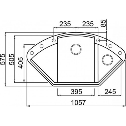 Elleci LGYCOR51 - Lavello easy CORNER,...