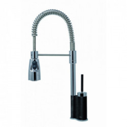 Elleci Chef K86 - Miscelatore Monocomando con Doccetta, Nero