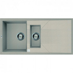 Elleci LGT47551 - Lavello tekno 475, 100X50, 2VG, avena