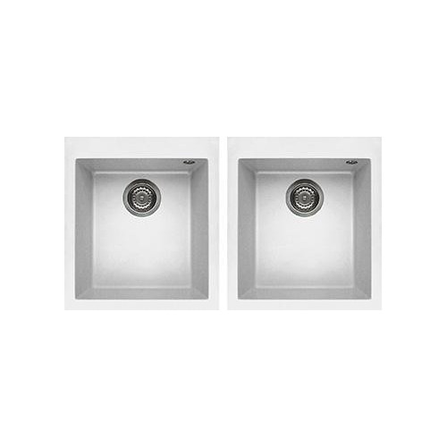 Elleci LGQ20068 - Lavello quadra 200, , 2V, bianco