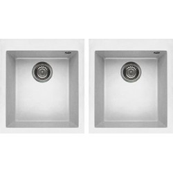 Elleci LGQ20068 - Lavello quadra 200, , 2V, bianco