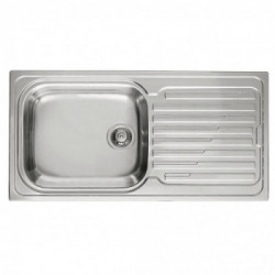 Elleci LIK480SACDX - Lavello inox SKY, 480, 1000x500, 1vg dx satinato