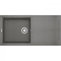 Elleci LGY48048 - Lavello easy 480, 100X50, 1VG, grigio cemento