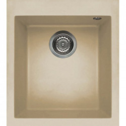 Elleci LKQ10095 - Lavello quadra 100, 41X50, 1V, champagne