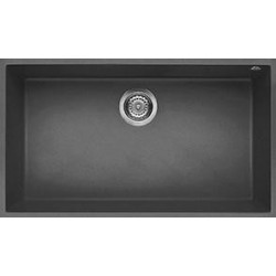 Elleci LKQ13099BSO - Lavello quadra 130, 76X44, 1V, dark grey