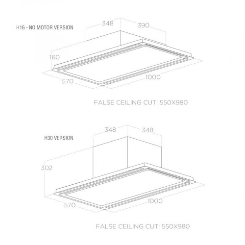 Elica HILIGHT-X H30 IX/A/100 - Cappa Aspirante...