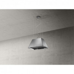 Elica IKONA LIGHT IX/F/60 - Cappa Aspirante a Isola, Acciaio Inossidabile, 710 m³/h, PRF0165071, A