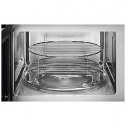 Aeg MBE2658DEM - Microonde con Grill ad Incasso, 46 cm, Capacità 25 Lt, Vetro Nero, Acciaio Inox