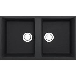 Elleci LGB45059BSO - Lavello best 450, 84x49, 2V, antracite sottotop