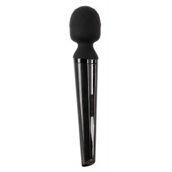 Orion Wand Vibrator with 2 Attachments - Massaggiatore e Vibratore con Testa Massaggiante, Nero, Design Ergonomico 
