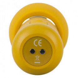 Orion Wand Massager - Massaggiatore e Vibratore con Testa Massaggiante, Lungo, Setoso, Morbido, Giallo
