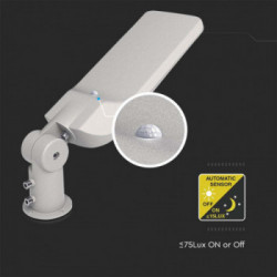 V-TAC Armatura Stradale LED Chip Samsung 150W 110LM/W con Sensore Colore Grigio 6500K IP65