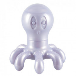 NMC OctoPussy - Massaggiatore con Vibrazione, Argento, Lungo 12 Cm