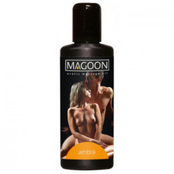 Magoon Oil Erotic Massage - Olio per Massaggi, Gusto Ambra, 100 ML
