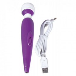 You2Toys Passion Pointer mini - Massaggiatore con Vibrazioni, Viola e Bianco, Lungo, 20 CM