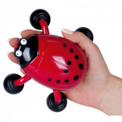 You2Toys Beetle Massager - Massaggiatore con Vibrazione, Forma Animale, Rosso Nero
