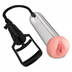 Pump Worx Beginner's Pussy Pump - Pompa per il Pene, Inserimento a Vagina, 17 cm, Ø cm