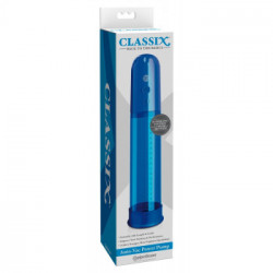 Classix C Auto Vac Power Pump Blue - Pompa per il Pene Automatica, Colore Blu, Richiede Batterie