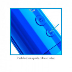Classix C Auto Vac Power Pump Blue - Pompa per il Pene Automatica, Colore Blu, Richiede Batterie