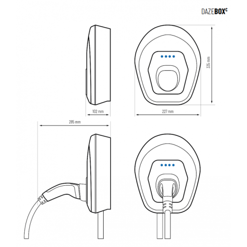 Daze Technology - DAZEBOX C - Wallbox Trifase...