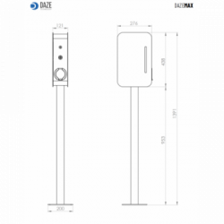 Daze Technology - DAZEMAX C - Wallbox Monofase 7,4 KW DazeMax C 