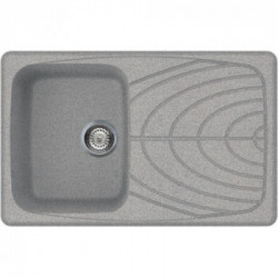 Elleci LGM30055 - Lavello master 300, 79x50, 1VG, grigio pietra