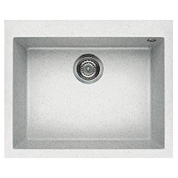 Elleci LGQ11052 - Lavello quadra 110, 61x50, 1V, bianco pietra
