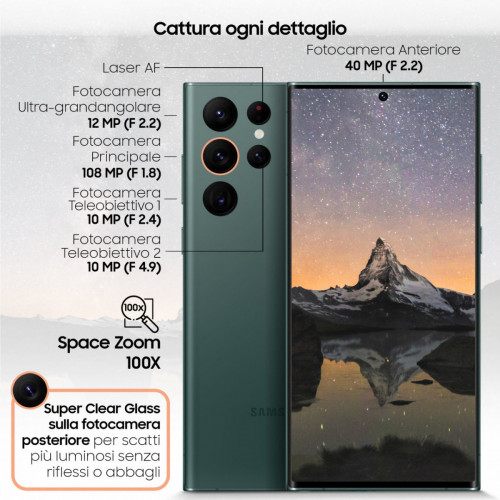 Samsung Galaxy S22 Ultra 5G Display 6.8''...