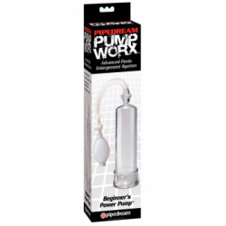 Pump Worx Beginner's Power Pump Clear - Pompa per il Pene, Trasparente