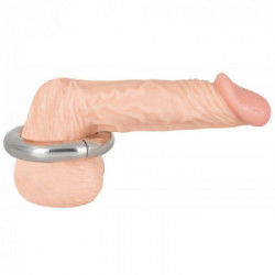 Rebel Magnetic Ball Stretcher - Anello Magnetico per Pene e Testicoli, Regolabile, Acciano Inox