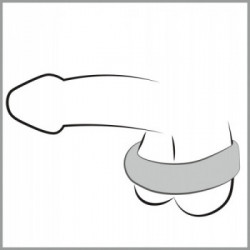 Rebel Magnetic Ball Stretcher - Anello Magnetico per Pene e Testicoli, Regolabile, Acciano Inox